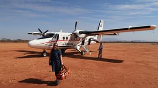At The Kalama Air Strip Ready For Our Samburu Adventures