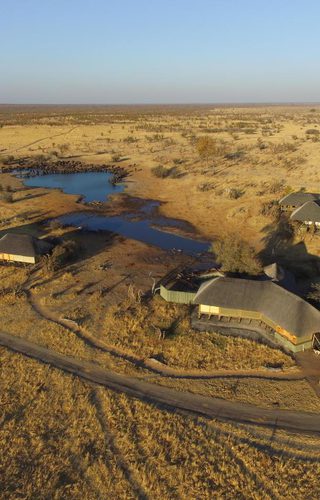 Aerial View Of Nehimba Lodge Aerial View Of Nehimba Lodge