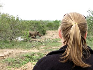 Finally Spotting The Rhinos Whilst Out On Foot