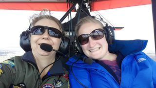 Pretending To Be A Pilot With Instructor Rowena Pretending To Be A Pilot With Instructor Rowena