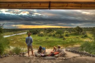5Meno A Kwena  Veranda View Over Makgadikgadi National Park