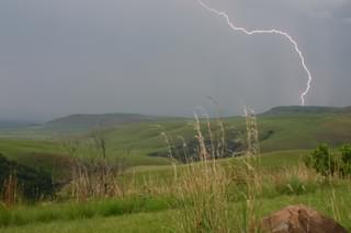Lightning Over The Drakensberg