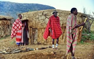 A Maasai Village In Kenya
