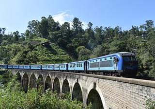 A Train In Sri Lanka