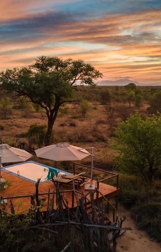 Africa on Foot Safari sunset Africa on Foot Safari sunset