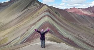 Amanda Rainbow Mountain Peru Amanda Rainbow Mountain Peru
