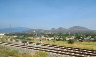Approaching Voi town Approaching Voi town