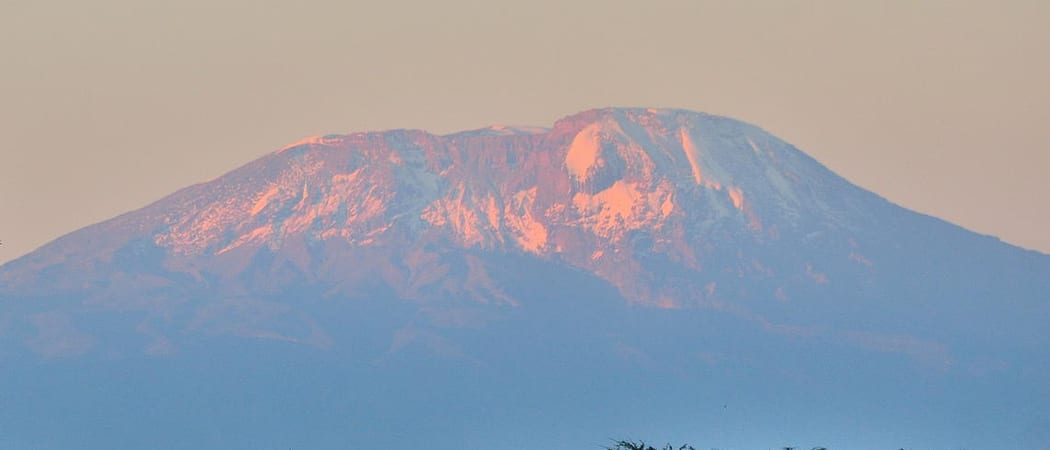 Arumeru Kilimanjaro view