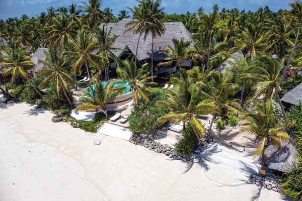 Asili House Drone view of the villa from the beach Asili House Drone view of the villa from the beach