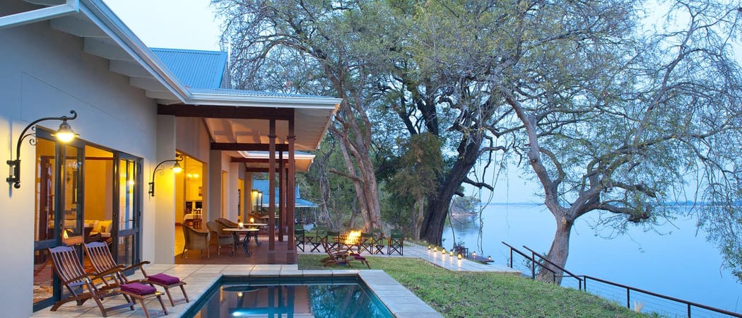 Baines River Camp Pool Lower Zambezi Zambia