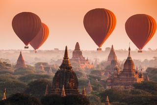 Balloons over Bagan Myanmar Balloons over Bagan Myanmar