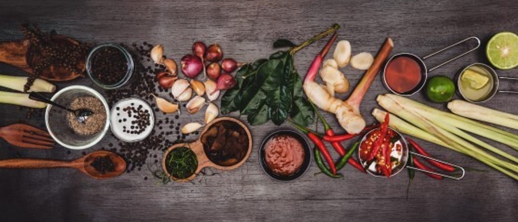 Bangkok cooking ingredients Thailand