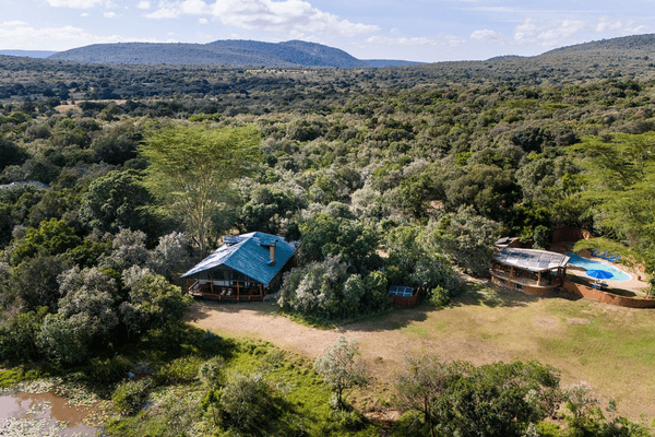 Basecamp mara house aerial Basecamp mara house aerial