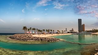Beach area at Jeddah Corniche in western Saudi Arabia canva pro Beach area at Jeddah Corniche in western Saudi Arabia canva pro