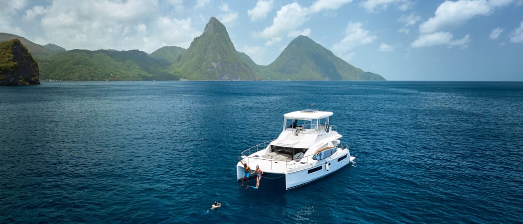 Boat Piton St Lucia Caribbean