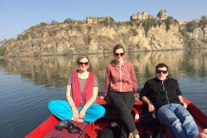 Boat  Ride At  Bhainsrorgarh  Fort