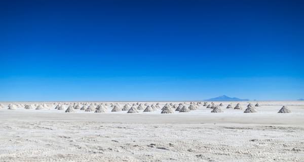 Bolivia salt lake salt flats