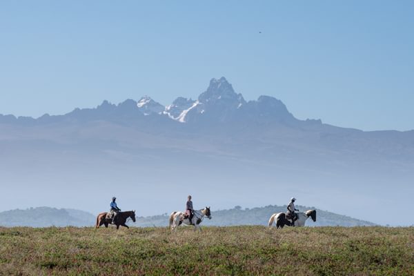 Borana Lodge riding with mountain view Borana Lodge riding with mountain view
