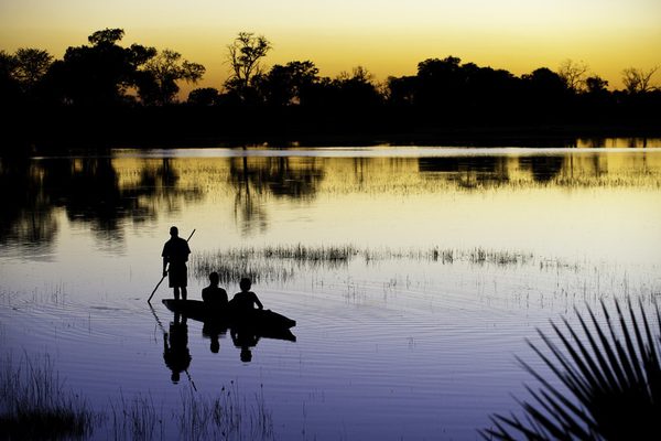 Botswana mokoro dugout canoe Botswana mokoro dugout canoe
