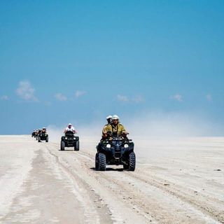 Botswana Makgadikgadi San Camp Activities Quad Biking Botswana Makgadikgadi San Camp Activities Quad Biking