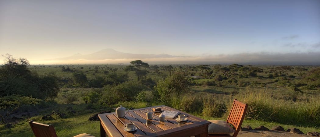 Breakfast at Elewana Tortilis