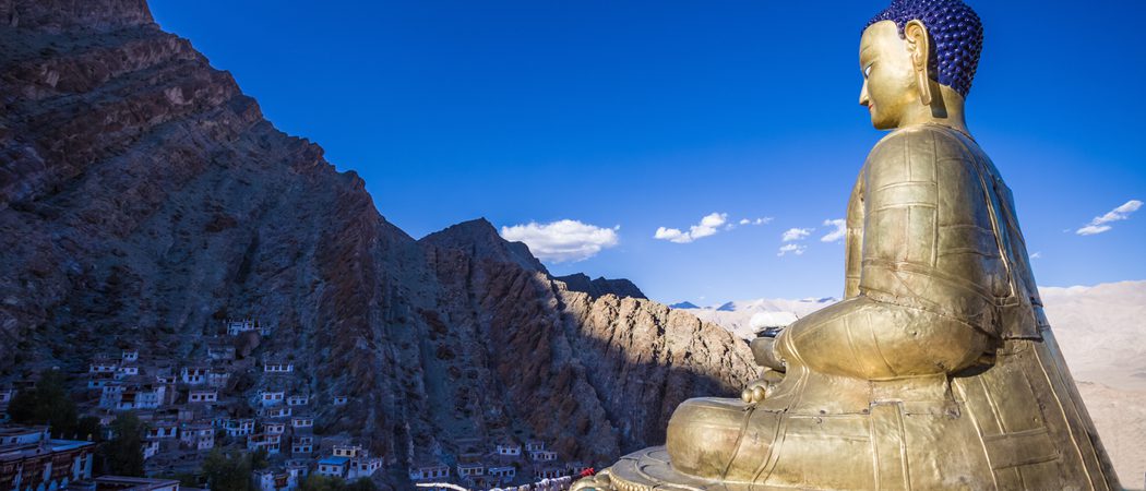 Buddha Statue At  Hemis