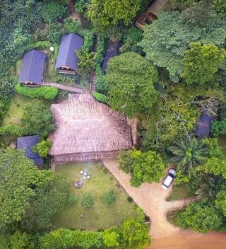 Buhoma Lodge Aerial