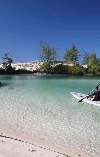 Canoeing At  Coral  Lodge Near  Ilha De  Mozambique