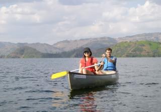 Canoeing On Lake Kivu