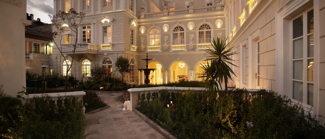 Casa Gangotena Patio