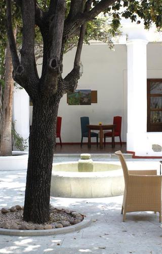 Casa Oaxaca courtyard