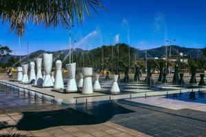 Chess sculpture Bogota Colombia min Chess sculpture Bogota Colombia min