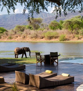 Chongwe  River  House Deck