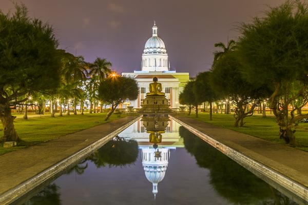 Colombo Town Hall At Night Colombo Town Hall At Night