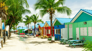Colourful Houses on the Tropical Island of Barbados Canva Pro Colourful Houses on the Tropical Island of Barbados Canva Pro