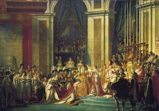 Coronation of Napoleon painted by Jacque Louis David Coronation of Napoleon painted by Jacque Louis David