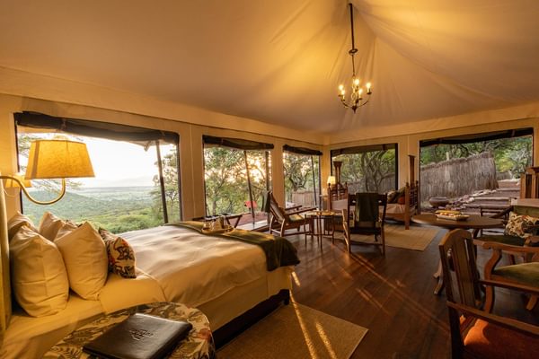 Cottars Safari Camp luxury double tent Kenya Cottars Safari Camp luxury double tent Kenya