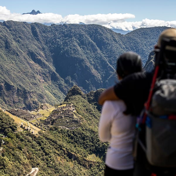 Couple at Much Picchu Peru