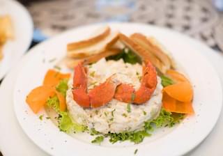 Crab Salad At Bahia Mar Restaurant In Vilanculos