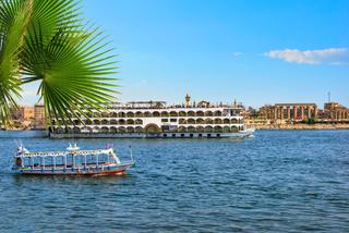 Cruise Liner in Luxor Egypt Canva Pro