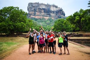 Cycling Group At Sigiriya Cycling Group At Sigiriya