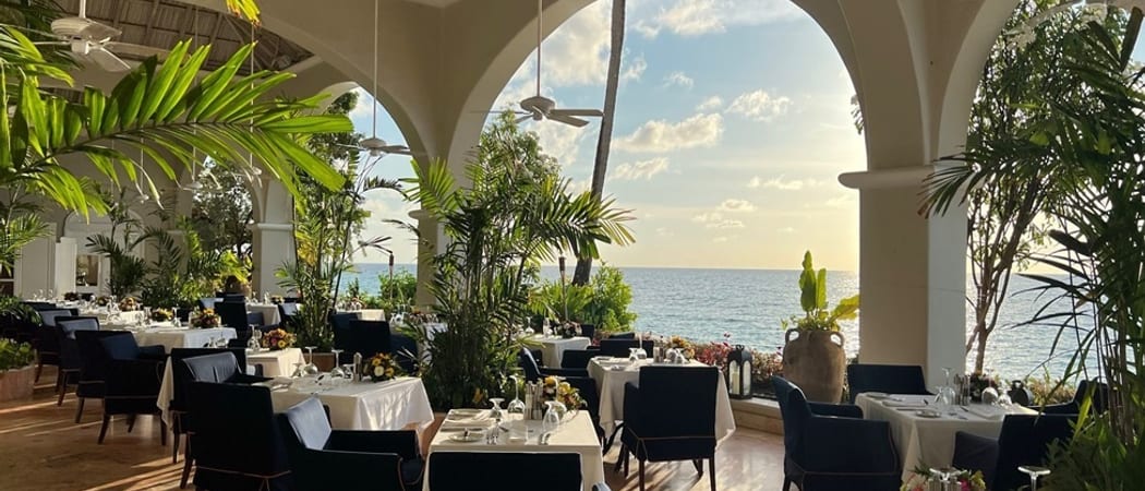 Dining area Barbados Fairmont Royal Pavillion