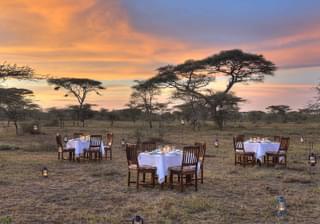 Dining Under The Stars At  Ndutu  Safari  Lodge