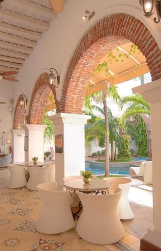Don Pepe courtyard Don Pepe courtyard