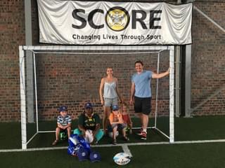 Donating Some Balls And Caps From Bath Rugby Club