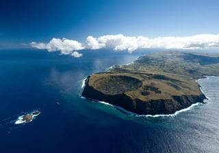 Easter Island from the air Easter Island from the air