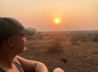 Emily On A Sunset Safari