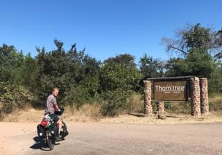 Entrance To Thorntree River Lodge At Livingstone Near Victoria Falls