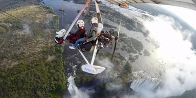 Eva Micro Lite Flight Over Vic Falls