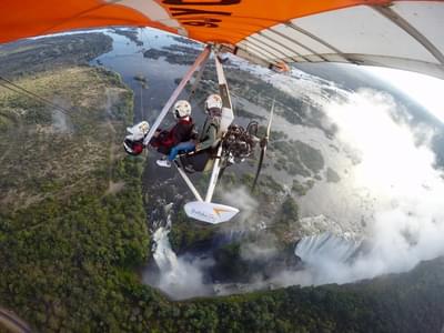 Eva Micro Lite Flight Over Vic Falls